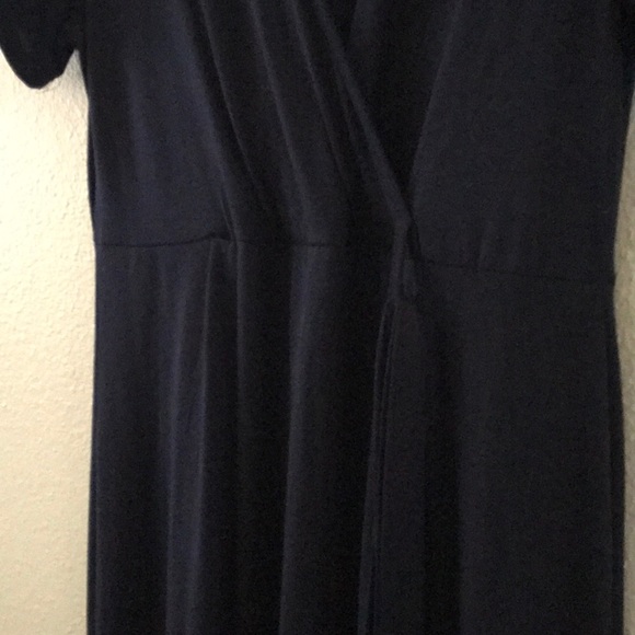 Basic Navy Wrap Maxi - Picture 3 of 4